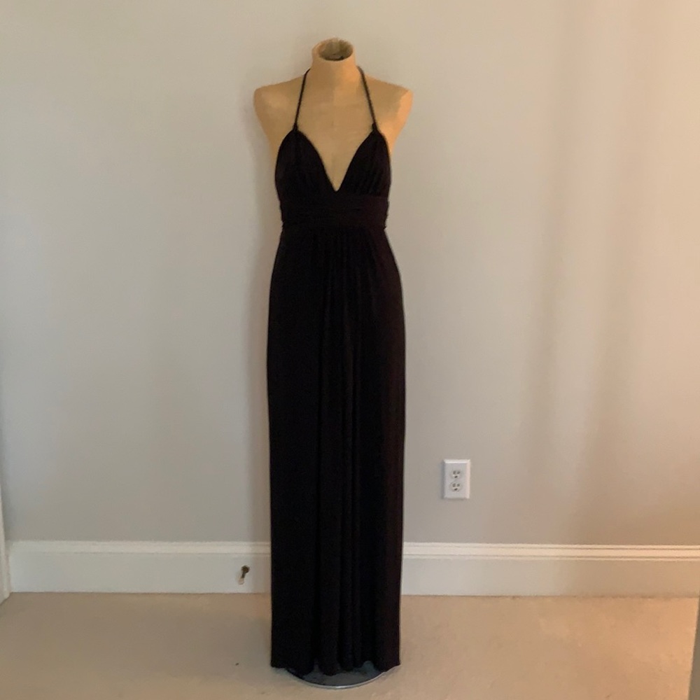 Black maxi dress